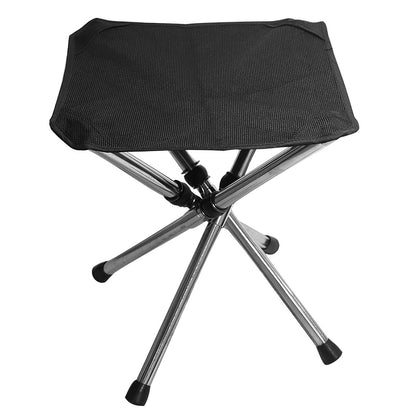 US Local 1 Pc Foldable Camping Stool Retractable Portable Folding Chair Easy Setup Lightweight Backpacking Stool Carry Bag Fishing Camping Hiking BBQ