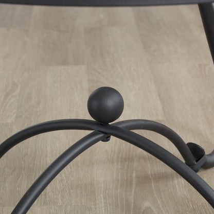 US Local Suitable For Living Room 2-piece Tempered Glass Surface Coffee Table Set