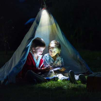 US Local 1Pc Magnetic LED Work Light With Hook Compact Flashlight For Camping Hiking Emergency