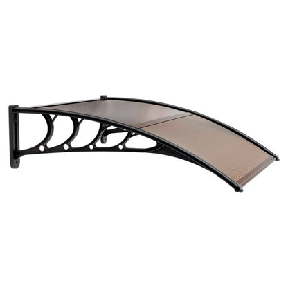US Local Brown Board Black Bracket Canopy100X96cm