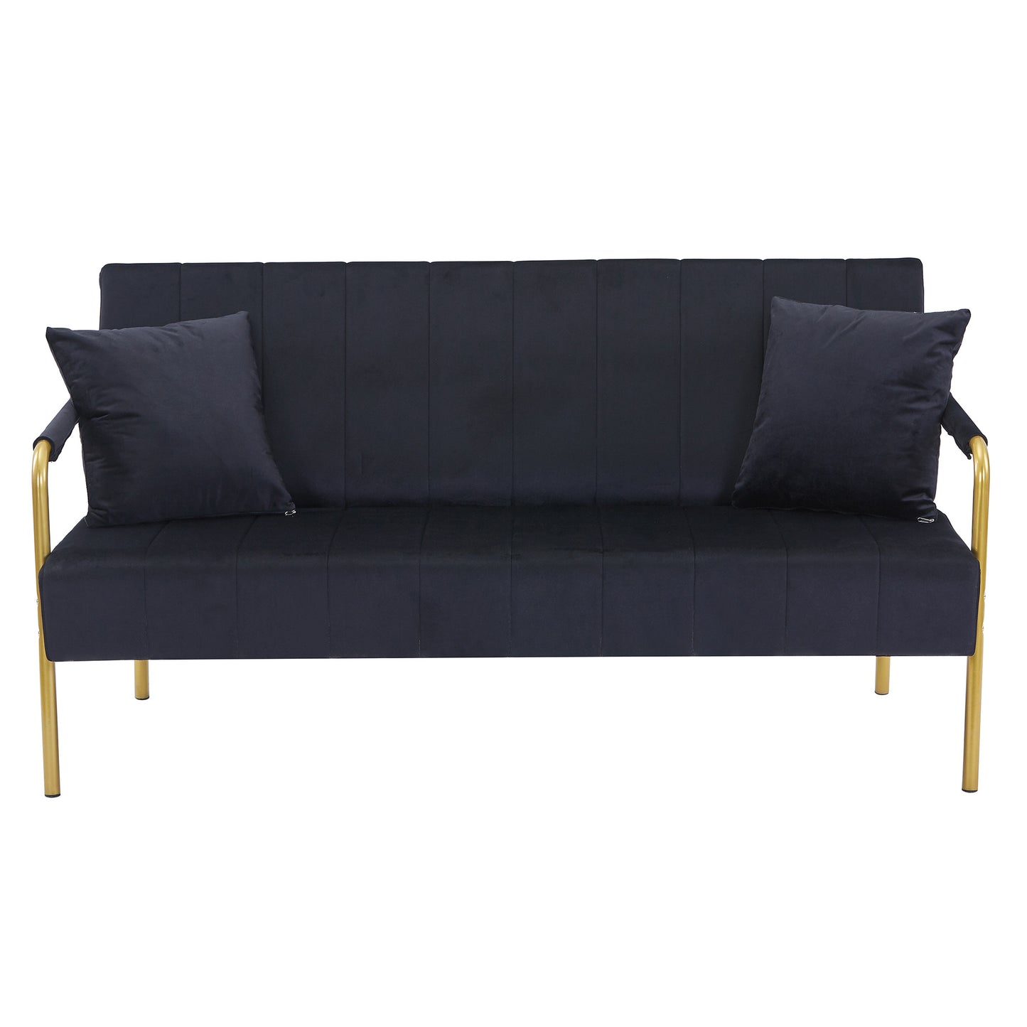 US Local Modern Velvet Loveseat Sofa For Living Room