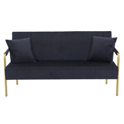 US Local Modern Velvet Loveseat Sofa For Living Room