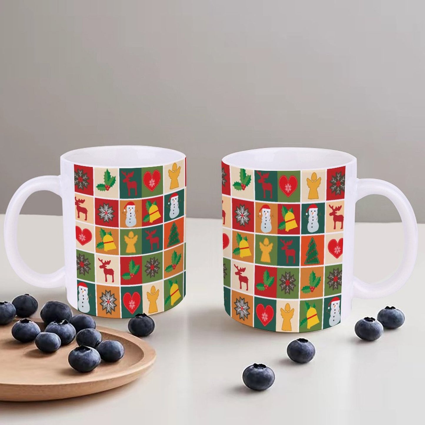 POD US Local White mug with full print, Christmas 0017