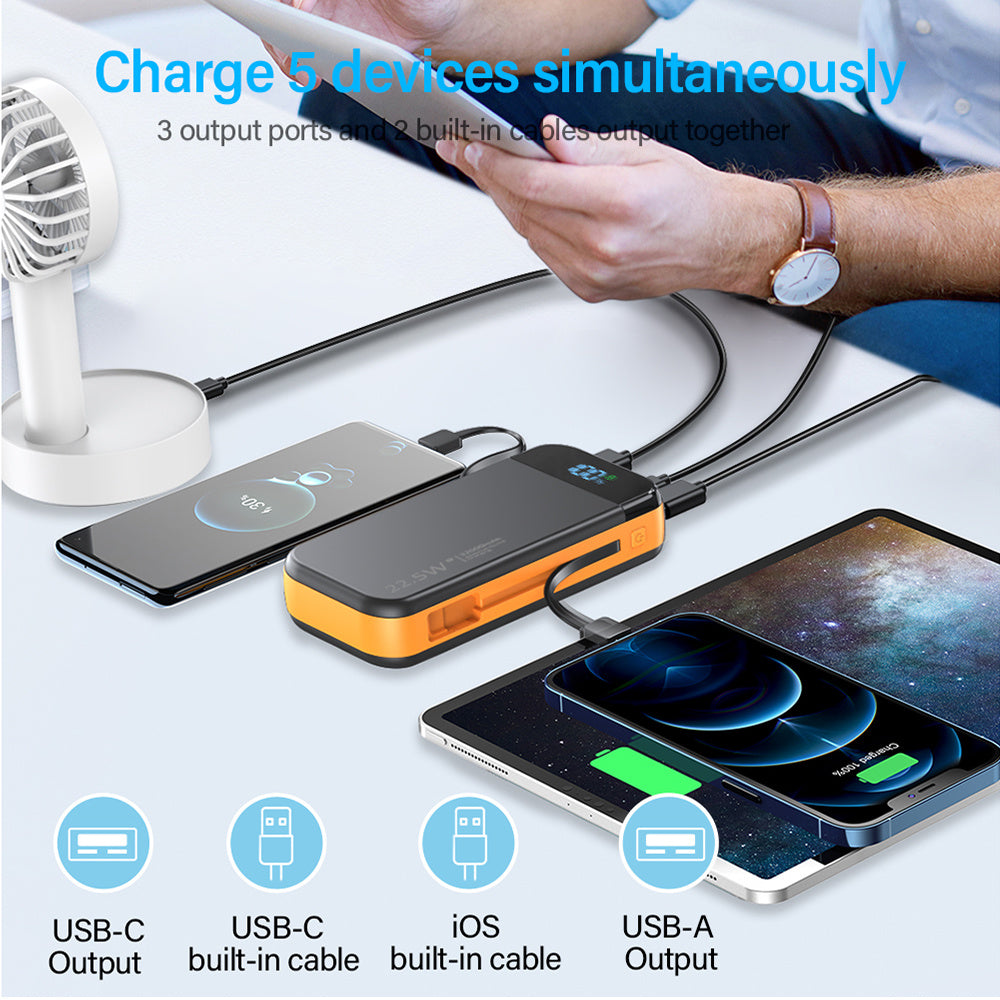 US Local Comes With A 2-wire Digital Display Super Fast Charging Power Bank