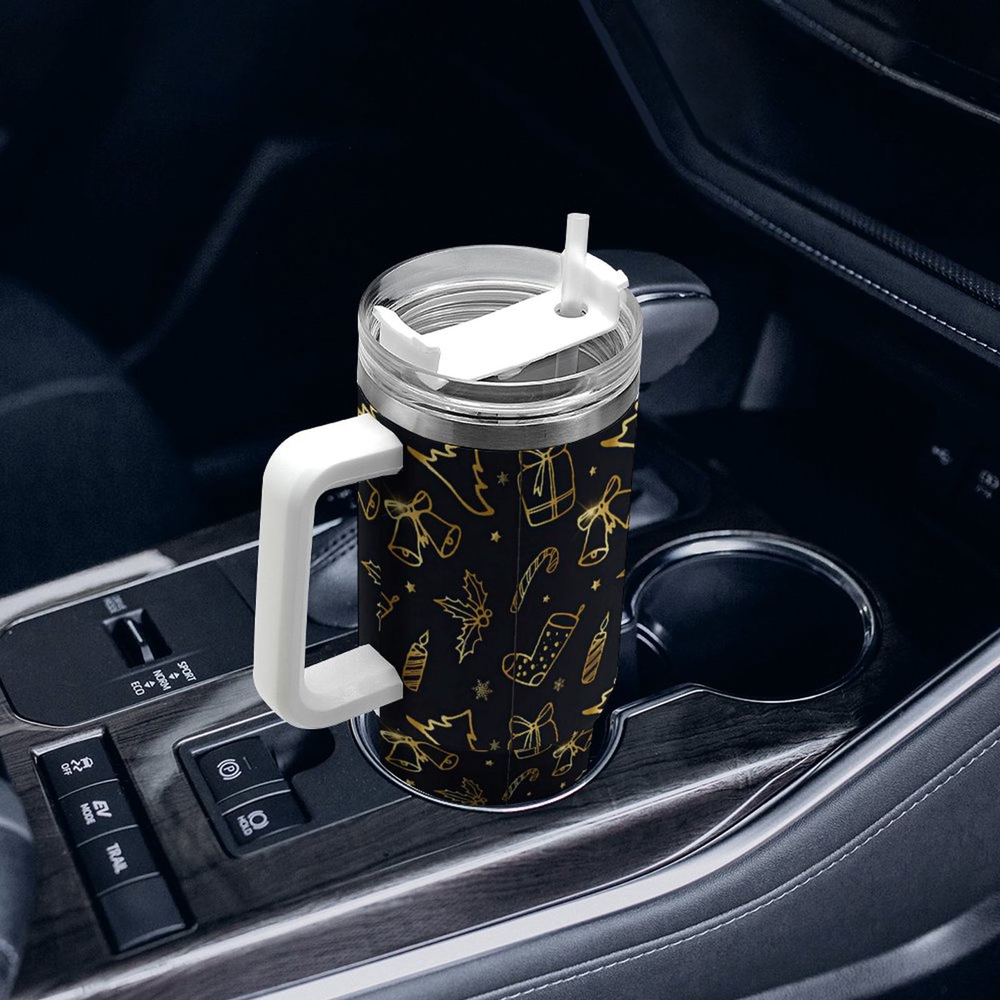 PHDT00290 POD US Local Tumbler 40 oz Large Capacity Car Cup Christmas Gift Golden
