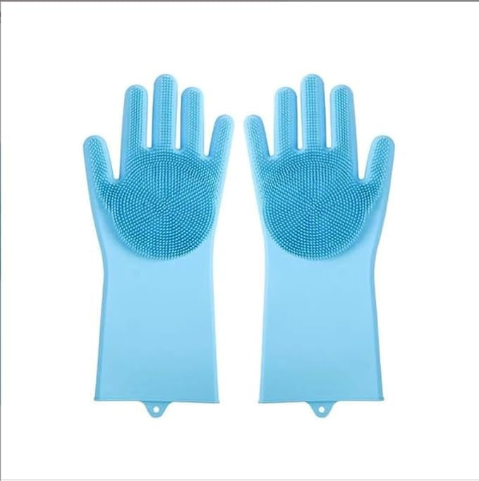 US Local Dishwashing Gloves For Housework, Kitchen, Durable Silicone Waterproof Vegetable Dishwashing Dishwashing Cleaning Artifact Kitchen Dishwashing Gloves Thickened