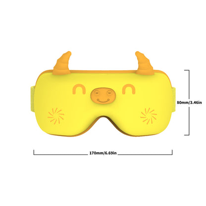US Local Smart Foldable Kids Eye Massager Bluetooth Heat Vibration Relief For Screen Fatigue