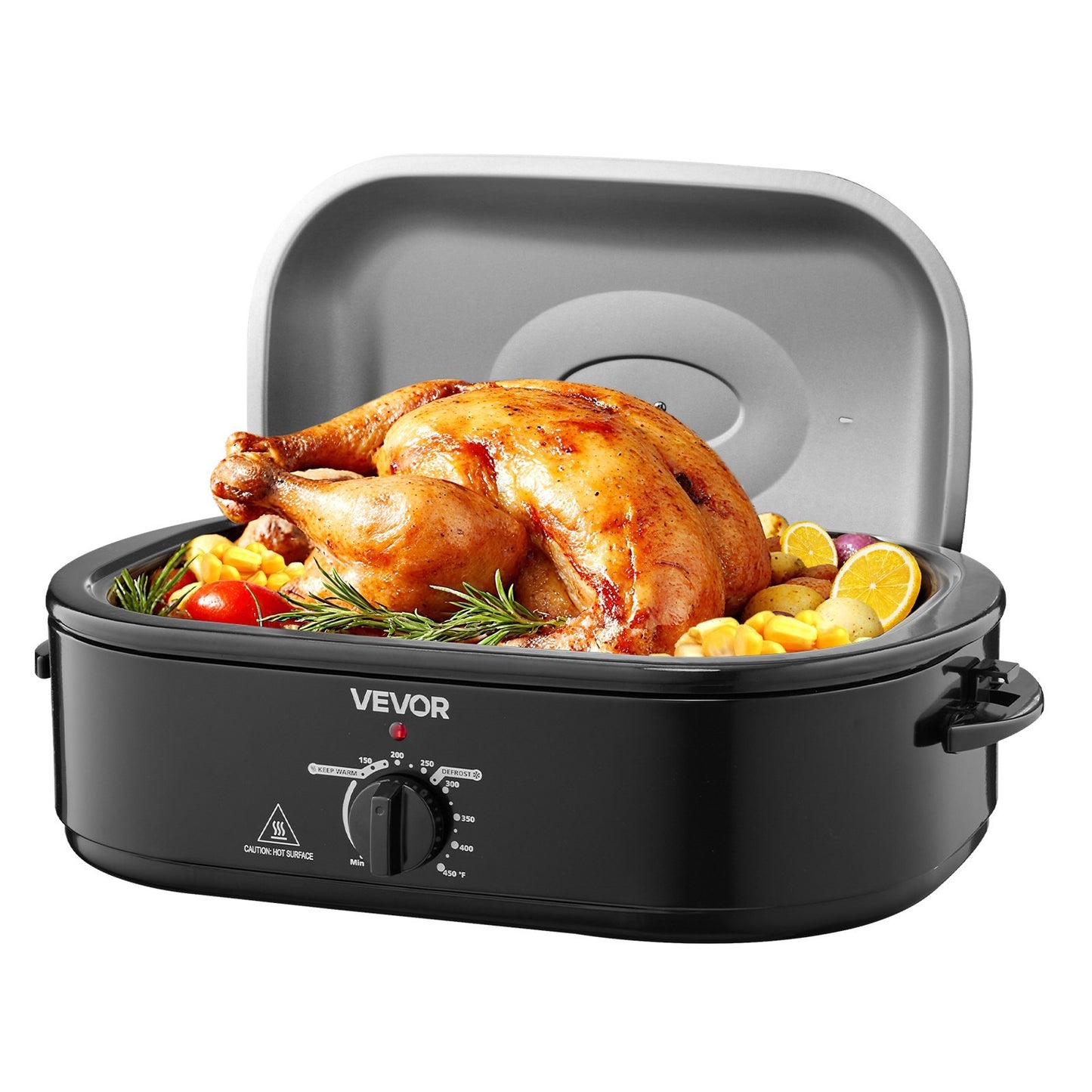 US Local Electric Roaster Oven 18QT Electric Turkey Roaster With Self-Basting Lid