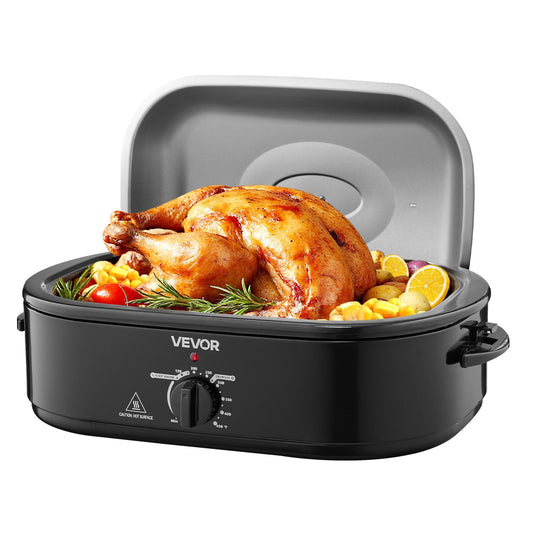 US Local Electric Roaster Oven 18QT Electric Turkey Roaster With Self-Basting Lid