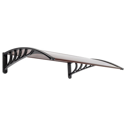 US Local Brown Board Black Bracket Canopy100X96cm