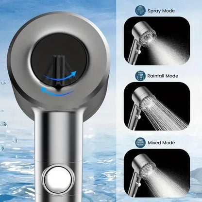 US Local High Pressure Shower Head With Handheld And Filter
