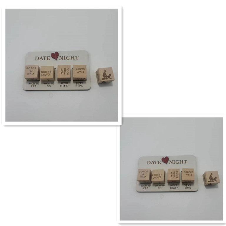 USA Local Wooden Date Night Dice Wooden Date Night Ideas Game Dice Romantic Couple Date Night Game Action Decision Dice Games For Couple