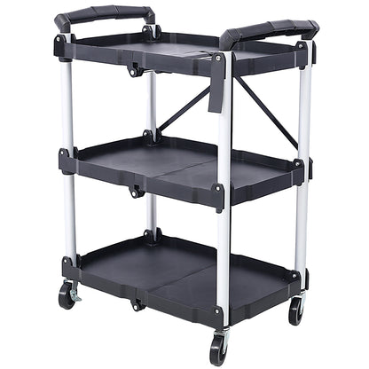 US Local Iron Plastic Folding Service Cart