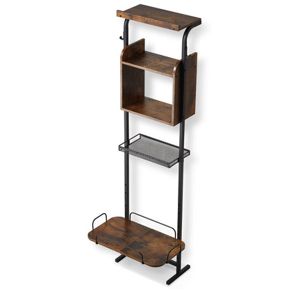 US Local Pet Feeding Station With Storage Dog Food Toy Organizer Raised Dog Bowls