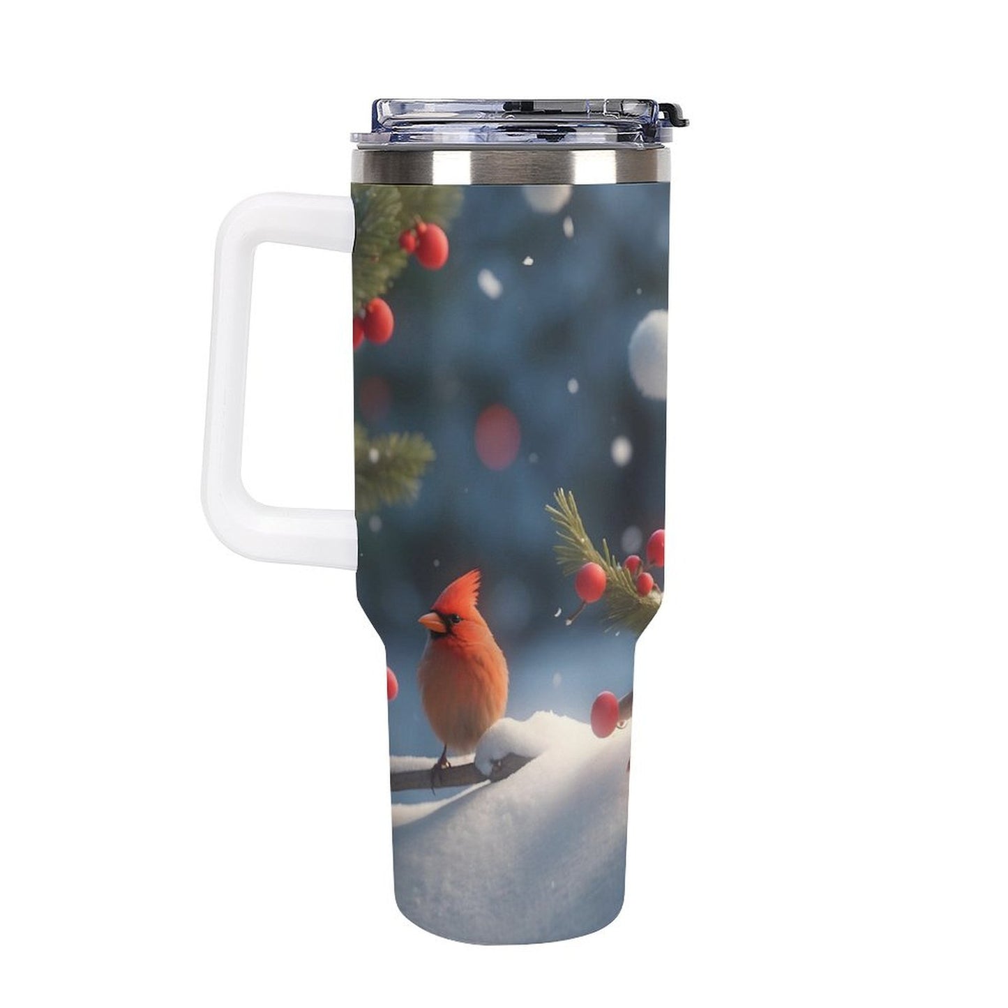 PHDT00125 POD US Local Tumbler 40 oz Large Large Capacity Car Cup Red Bird