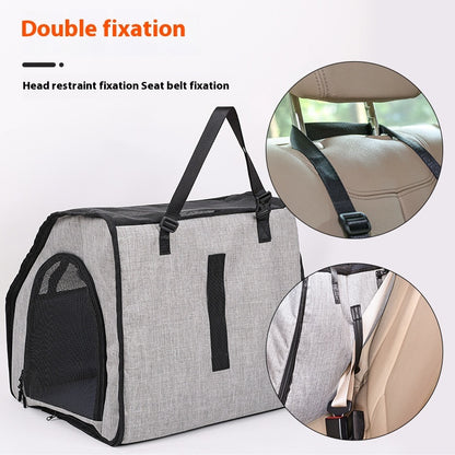 US Local Portable Foldable Car Waterproof And Hard-wearing Pet Cage Waterproof Thickened Dog Mat Car Pet Mat