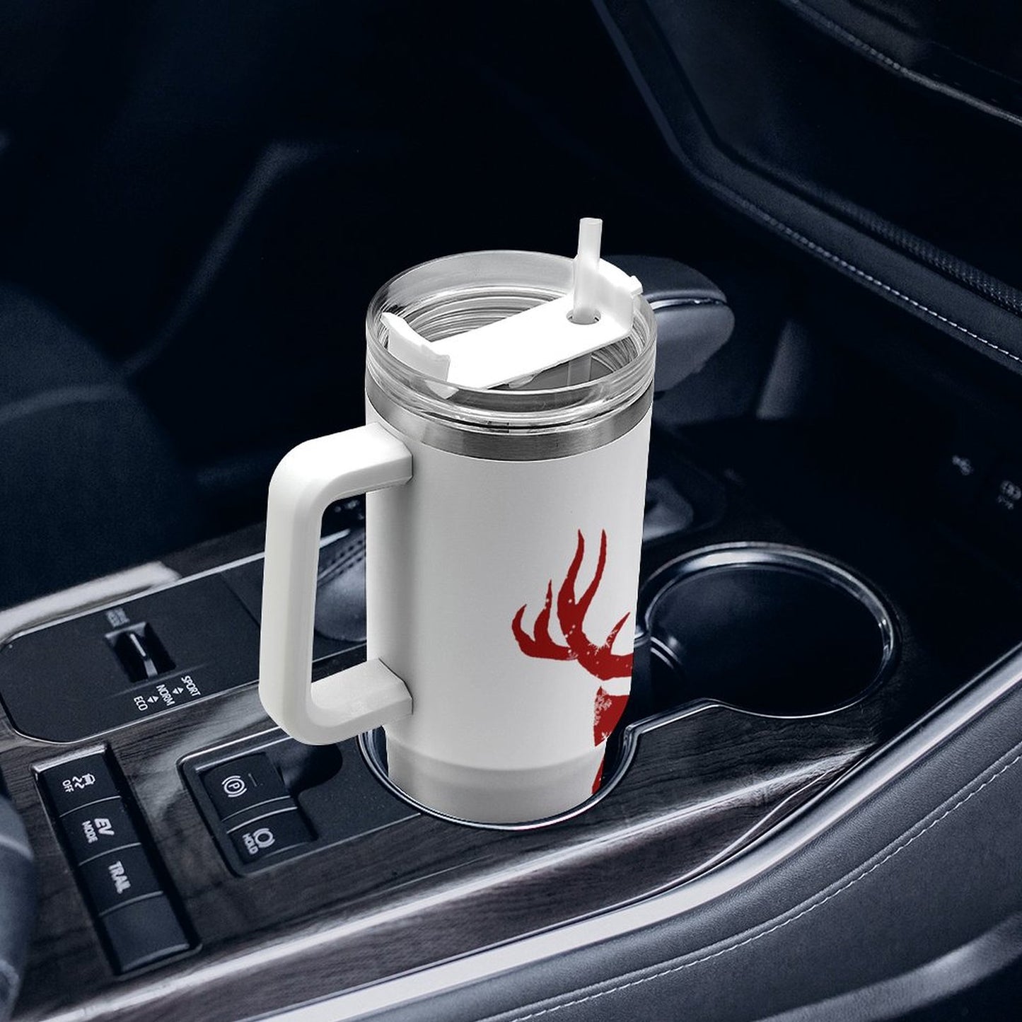 PHDT00443 POD US Local Tumbler 40 oz Large Capacity Car Cup Reindeer Christmas