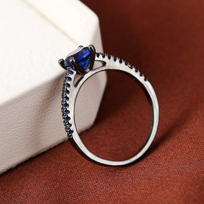 Colorful Zircon Elegant Elegant Elegant Ring