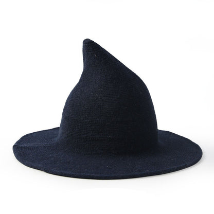 US Local European And American Halloween Wool Wizard Hat