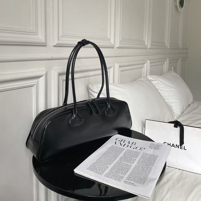 Retro Baguette High-quality Portable One-shoulder Underarm Genuine Leather Bag