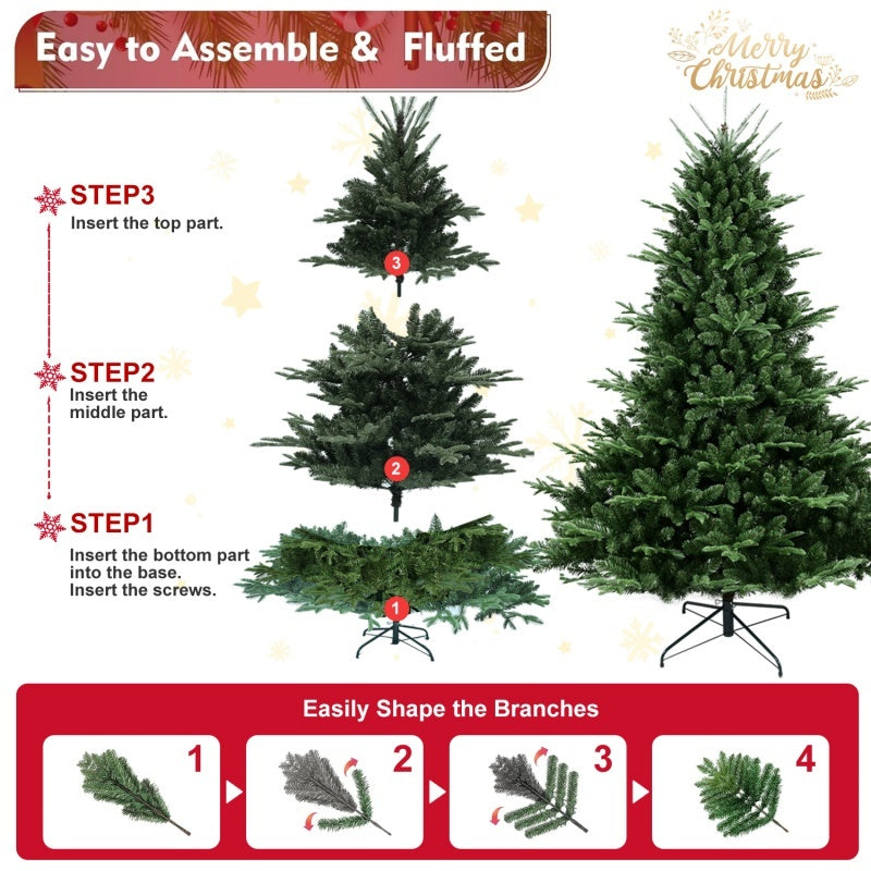 US Local PE, PVC Christmas Tree, Green