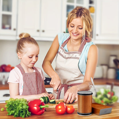 US Local Roller Knife Sharpening Kit With Diamond, Dual-Grind Rolling Knife Sharpener, Sharpening Tool For Kitchen Knives, Tumbler Sharpener For Home