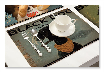 Nordic cartoon animal series placemat