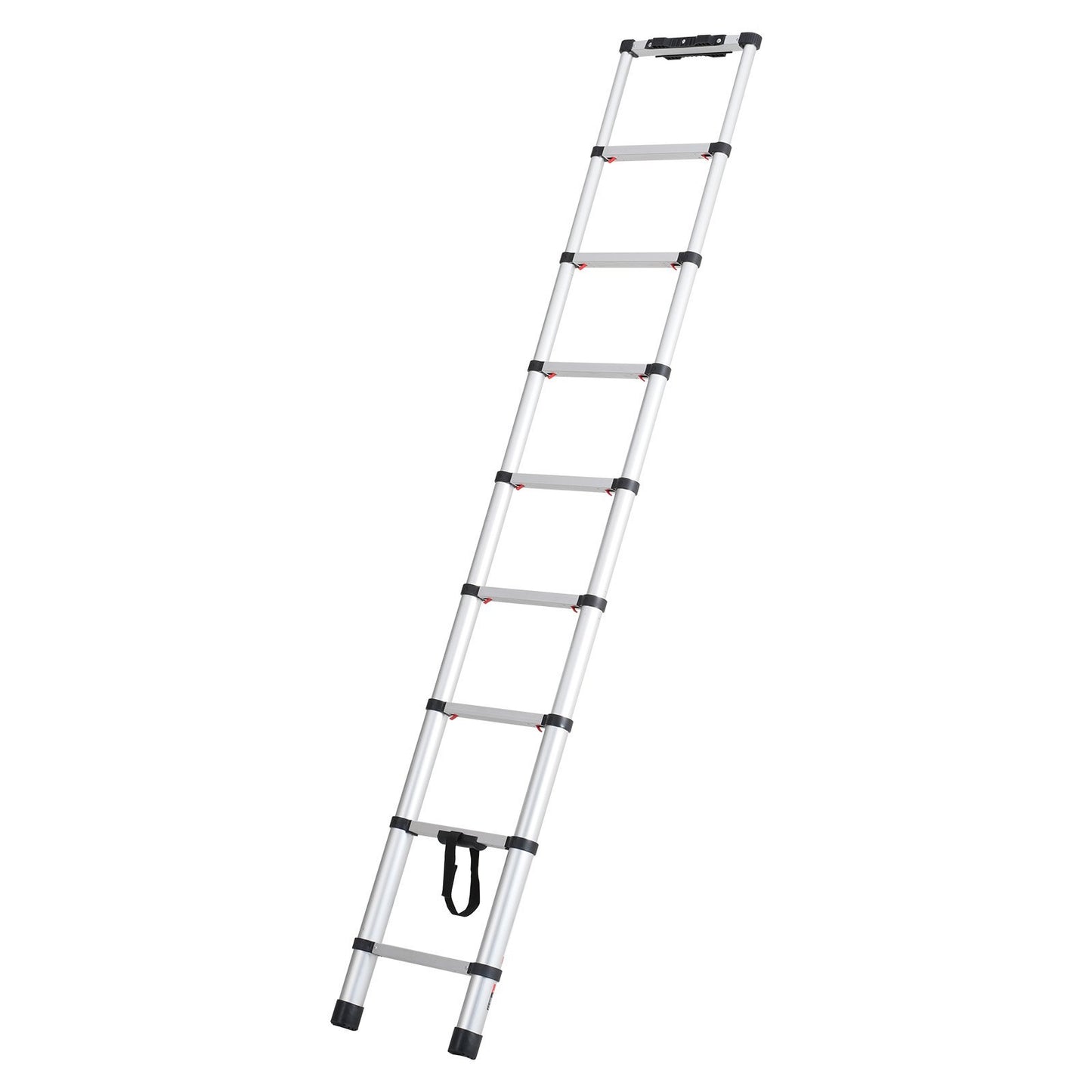 US Local VEVOR Telescoping Extension Ladder 8.5FT One-button Retraction 375 LBS Capacity