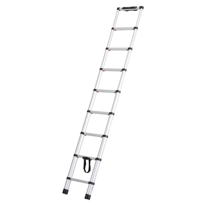 US Local VEVOR Telescoping Extension Ladder 8.5FT One-button Retraction 375 LBS Capacity