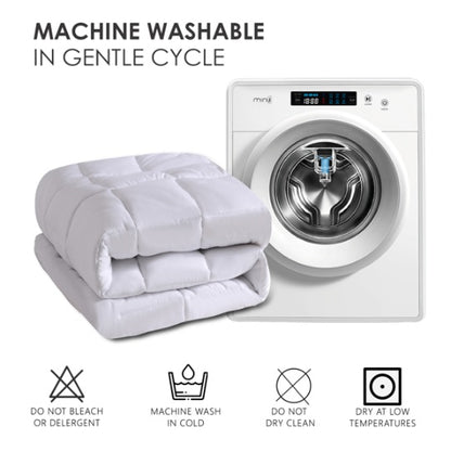 US Local Polyester Brushed Single Quilt With Microfiber Filling, Down Alternative, OKO-100 Certified, CPC Children's Certified