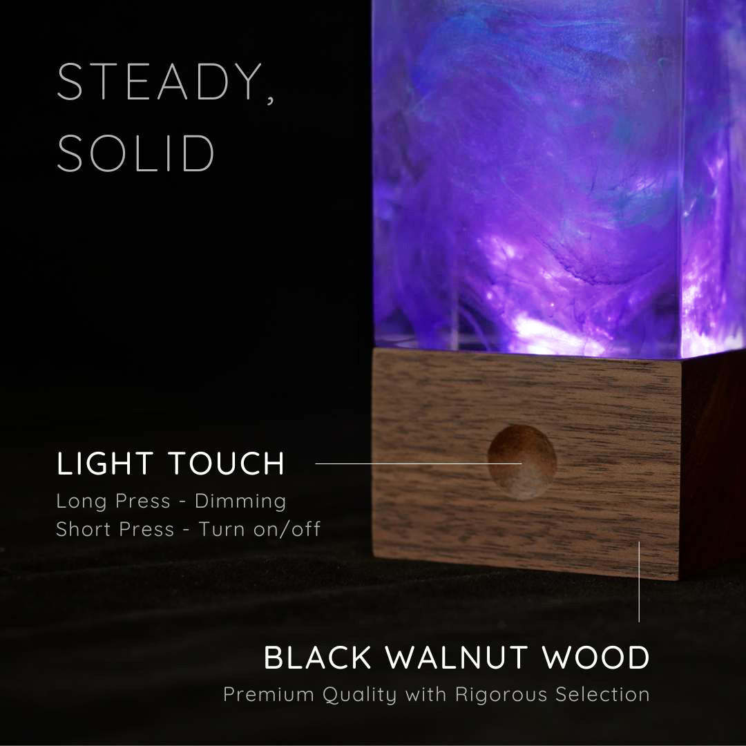 US Local Galaxy Cube - Purple Handcrafted Ambient Lamp