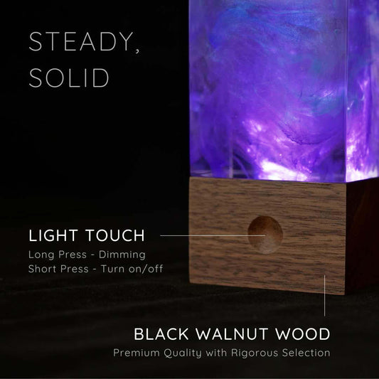 US Local Galaxy Cube - Purple Handcrafted Ambient Lamp