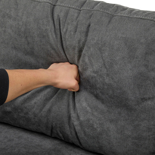 UK Local Corner Sofa Bed Corner Couch L-Shaped Sofa Bed Extendable, Bed Box And Integrated Shelf,