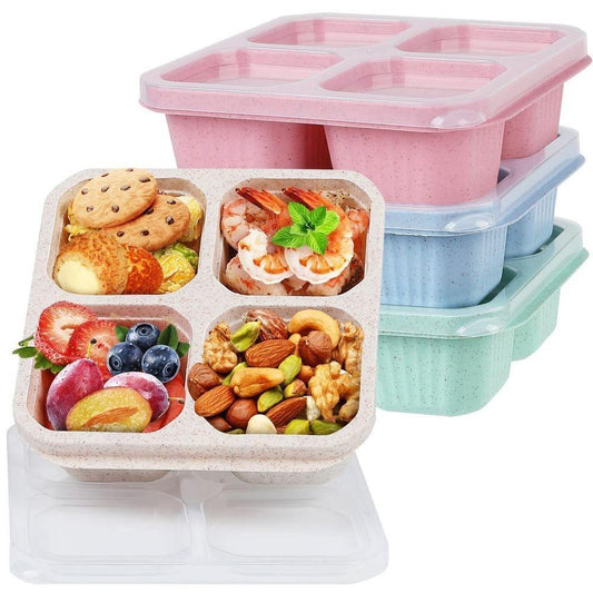 US Local Portable Four-compartment Environmentally Friendly Daily Use Lunch Box