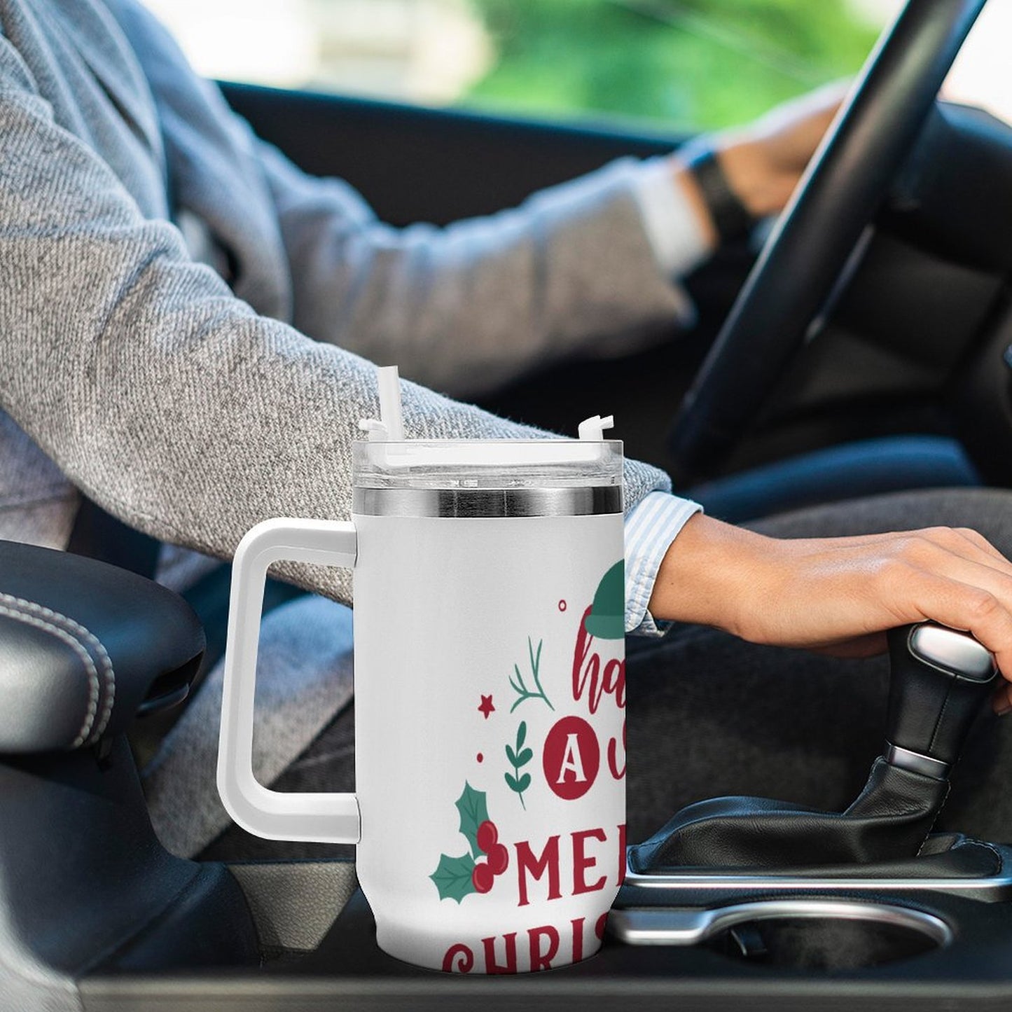 PHDT00170 POD US Local Tumbler 40 oz Large Capacity Car Cup Christmas