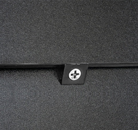 US Local 4-layer Black Shoe Cabinet With LED Lights And Bluetooth Control