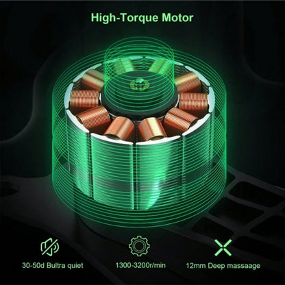 US Local Massage Gun Deep Tissue Percussion Massager For Athletes,Handheld Body Back Muscle Massager Gun With 8 Massage Heads