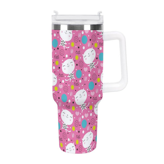 PHDT00268 POD US Local Tumbler 40 oz Large Capacity Car Cup Cat, Children