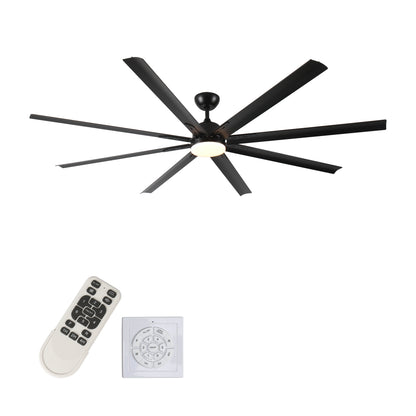 US Local Metallic Black Ceiling Fan