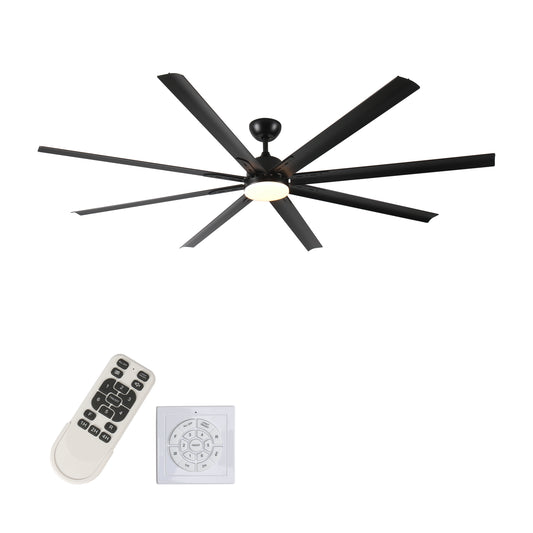 US Local Metallic Black Ceiling Fan