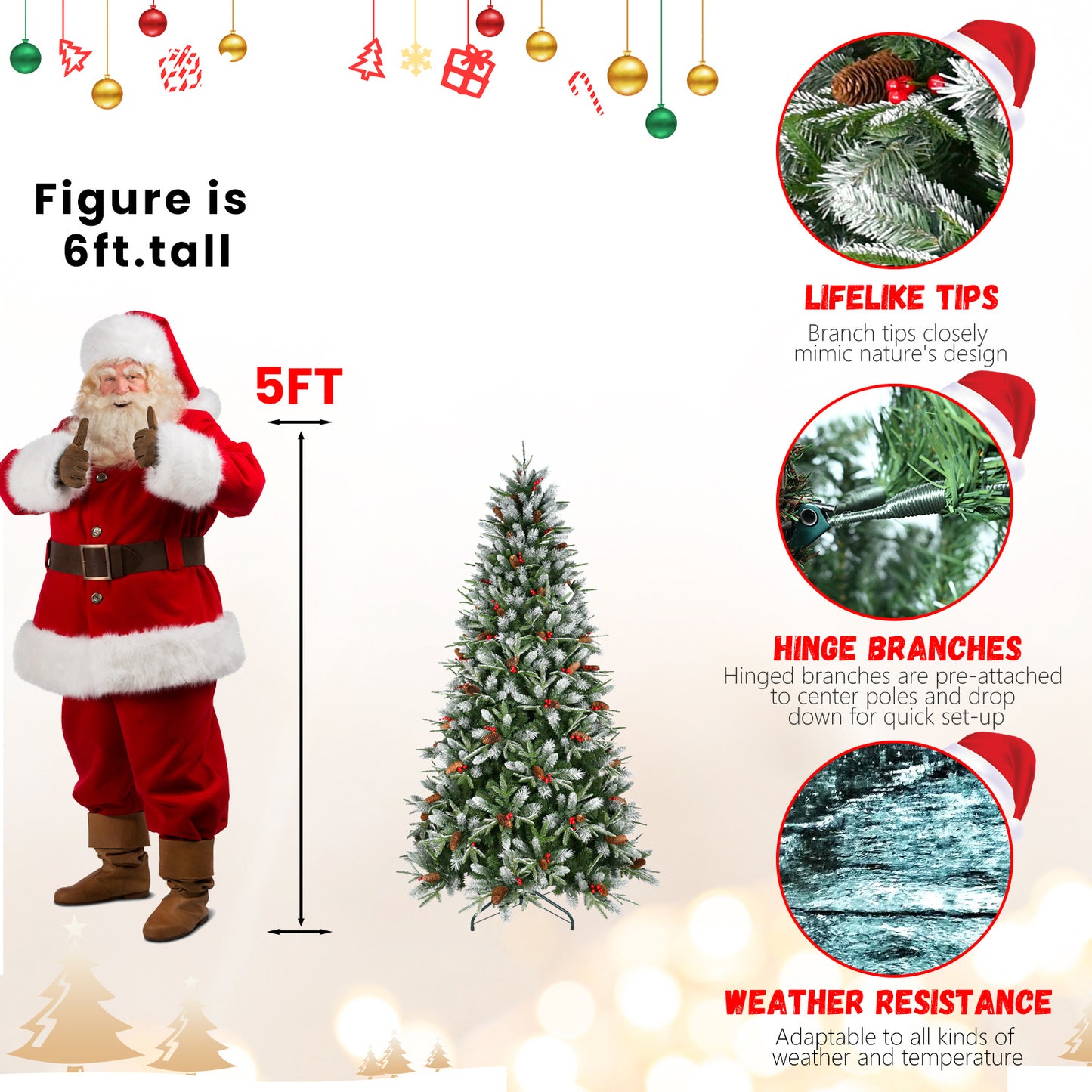 US Local PVC Christmas Tree, Christmas Decorations