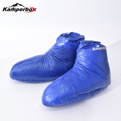 US Local Kamperbox Down Slippers Down Socks Camping Down Booties For Sleeping Bag Camping AQ3