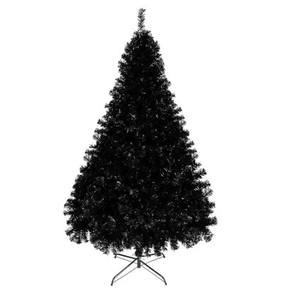 US Local 6ft 1600 Branches PVC Christmas Tree Black
