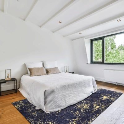 US Local LOOM  LUXE 5x8 Area Rug For Bedroom, Washable Rug, Low-Pile, Non-Slip, Non-Shedding, Foldable, Kid Pet Friendly - Area Rugs For Living Room, Bedroom, Kitchen Wedding Gift