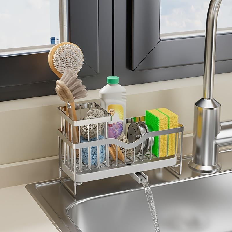 US Local Kitchen Household Wall-mounted Multifunctional Multi-layer Carbon Steel Cleaning Supplies Rack,Please Note That This Product Is Shipped By Yourself For The Average Shipping Cost