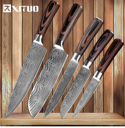US Local Carpenter's Special Set 6-piece Set 8-piece Set Knife Chef Knife Kitchen Knife Cooking