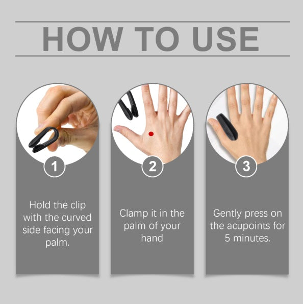 US Local South Moon Body Treatment Clip Daily Gentle Massage To Relieve Minor Discomfort Body Treatment Clip