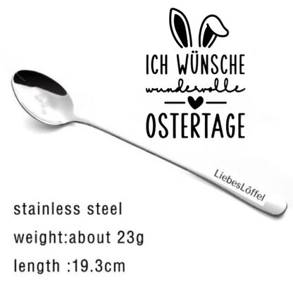 Stainless Steel Spoon You Are My Sunshine Couple Family Tableware