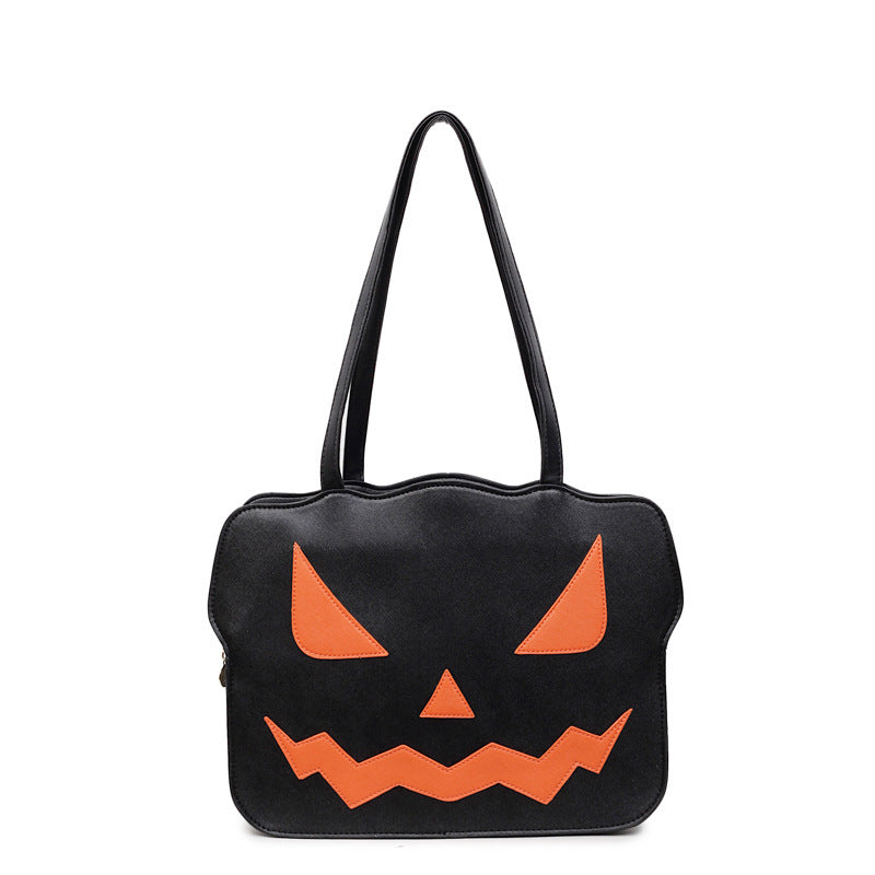 Women's Fashion Halloween Pumpkin Shoulder Messenger Bag