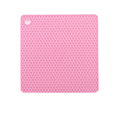 Square honeycomb cushion silicone placemat